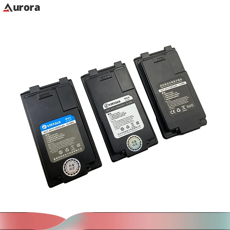 UV-K6 Thicker Li-ion Battery 2000/2600/3500mAh Quansheng UV- K5 UV-5R Plus Batteries Type-C Charging UV-K58 Battery Replacements 4