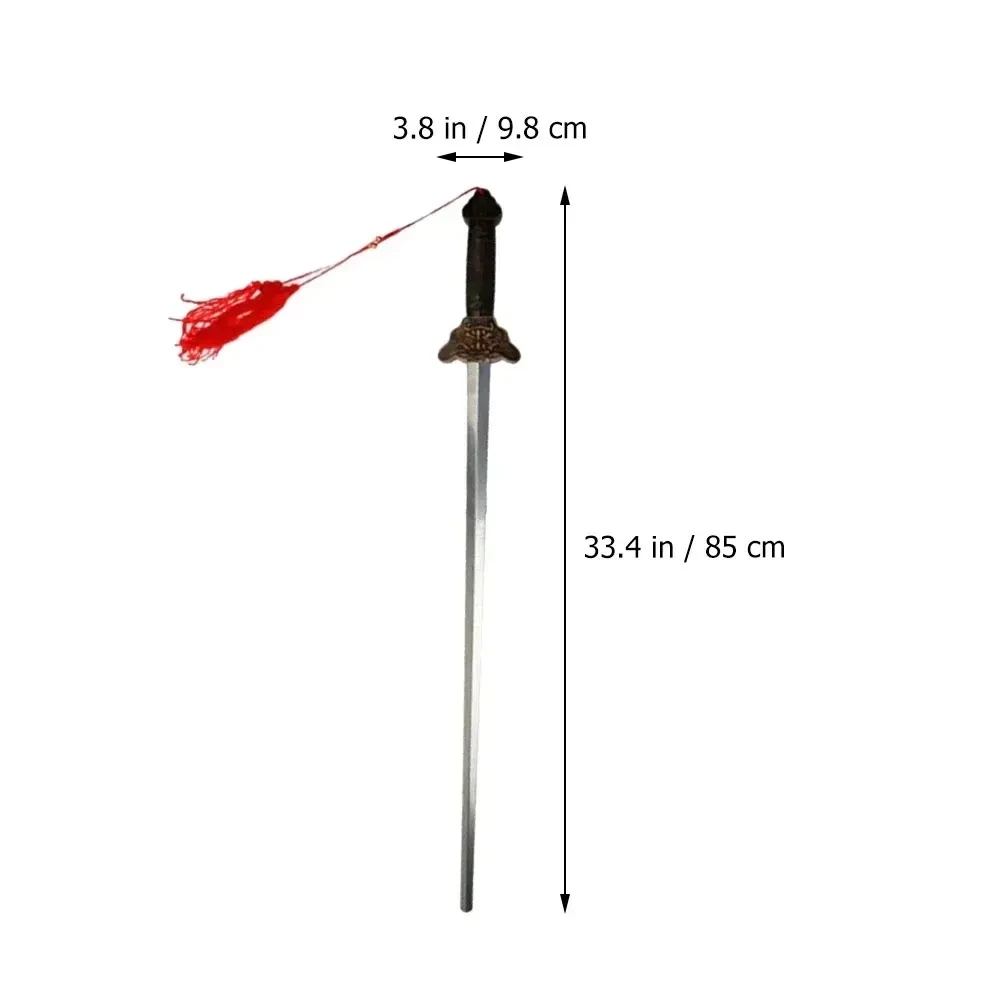 Chinese Tai Chi Sword Prop Outdoor Telescopic Playset Morning Practice Playsets Retractable Halloween Fake Toy tai chi sword toy