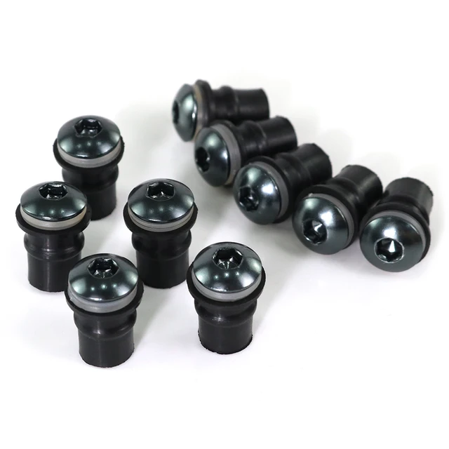 Kit Bulloni Parabrezza Moto Universale - 10 Pezzi In Alluminio CNC Per Honda, Yamaha, Suzuki - Foto 5