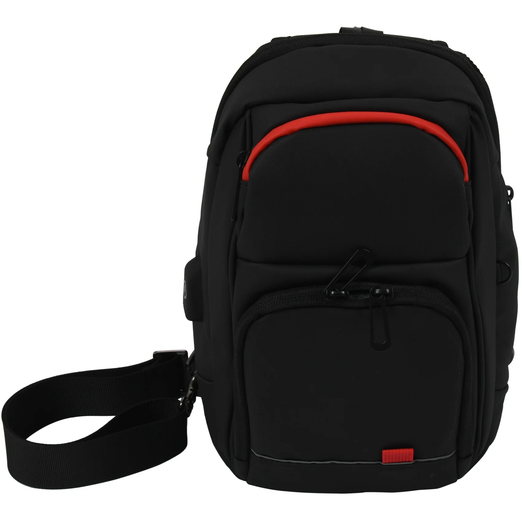 

Sling Bags for Men New 9.7 Inch IPad Crossbody Shoulder Bag for Men Short Trip Messenger Bags Water Repellent USB Charging