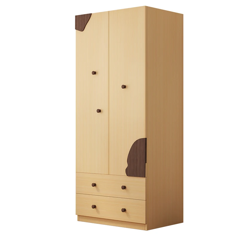 1Nordic modern wardrobe children's wardrobe small apartment children's room storage