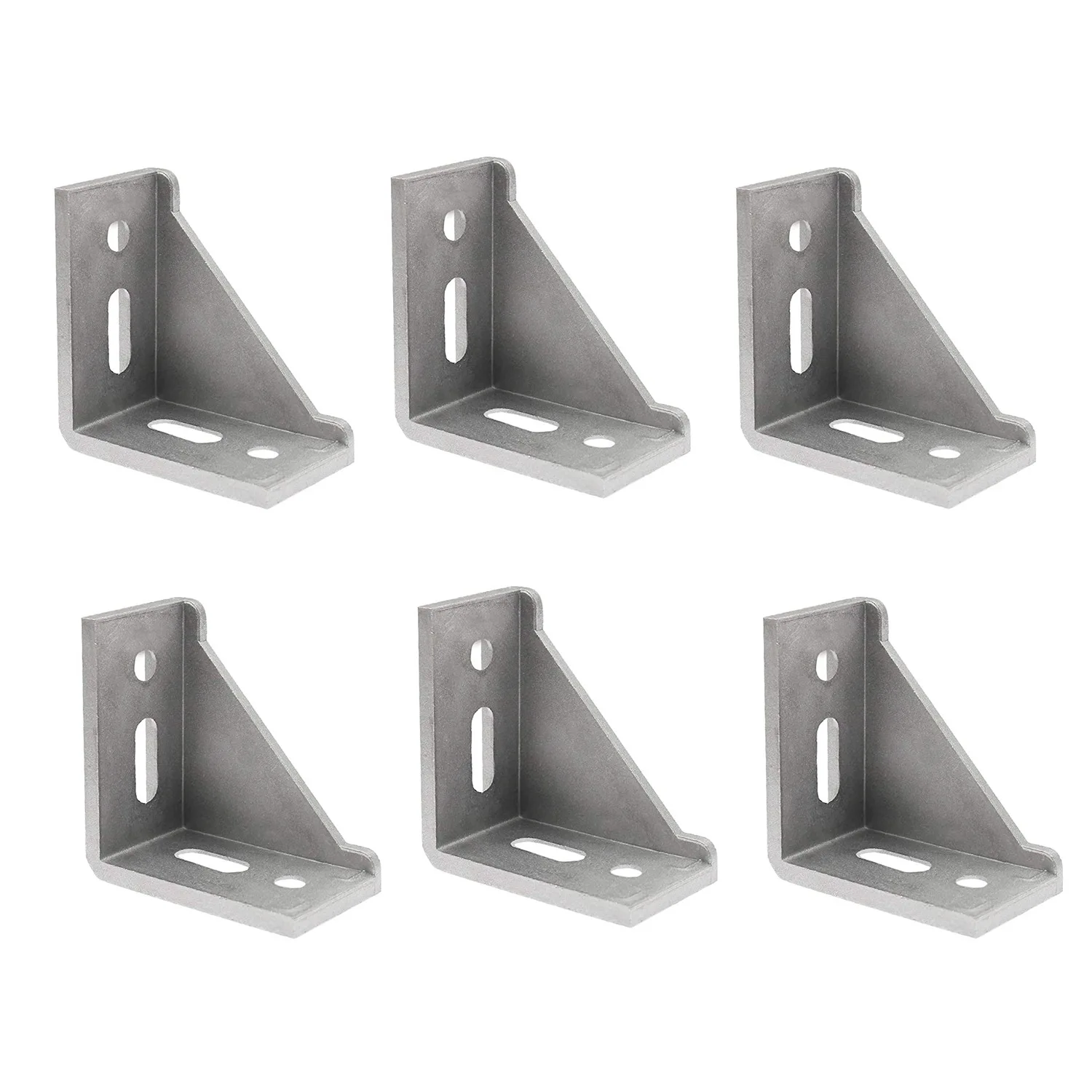 6 Pezzi 4080 Soffietto Angolare Interno Per Profilo Di Estrusione In Alluminio Serie 4040 O 4080 Con Slot 8Mm