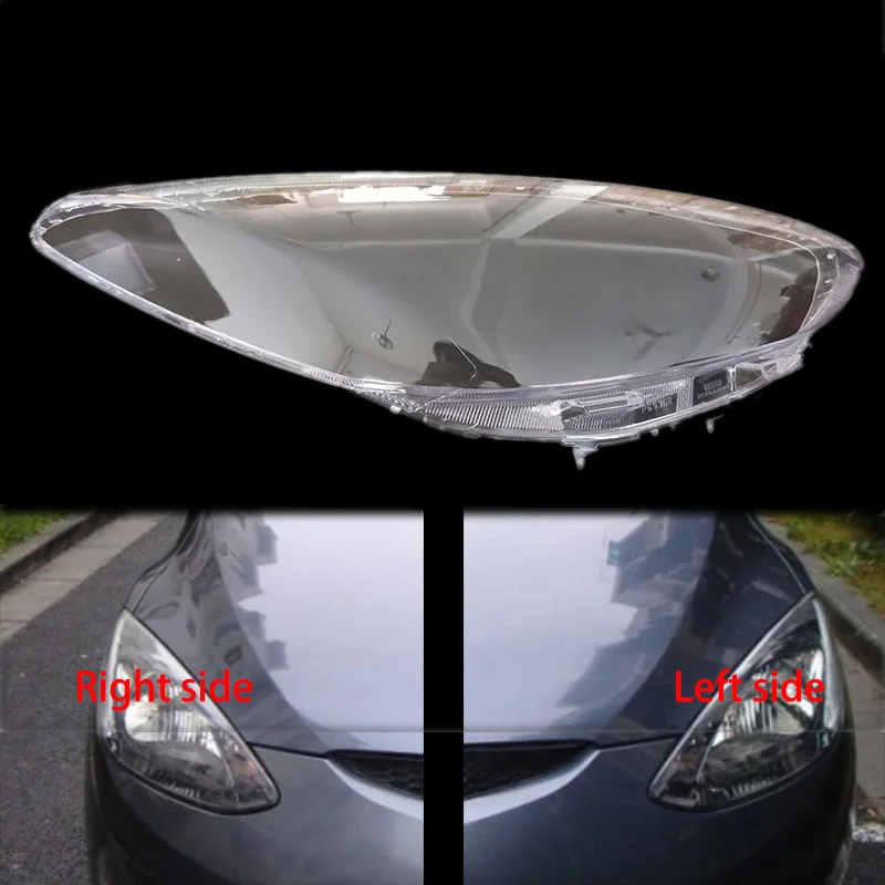For Mazda 2 M2 Front Headlights Headlights Glass Lamp Shade Shell Lamp