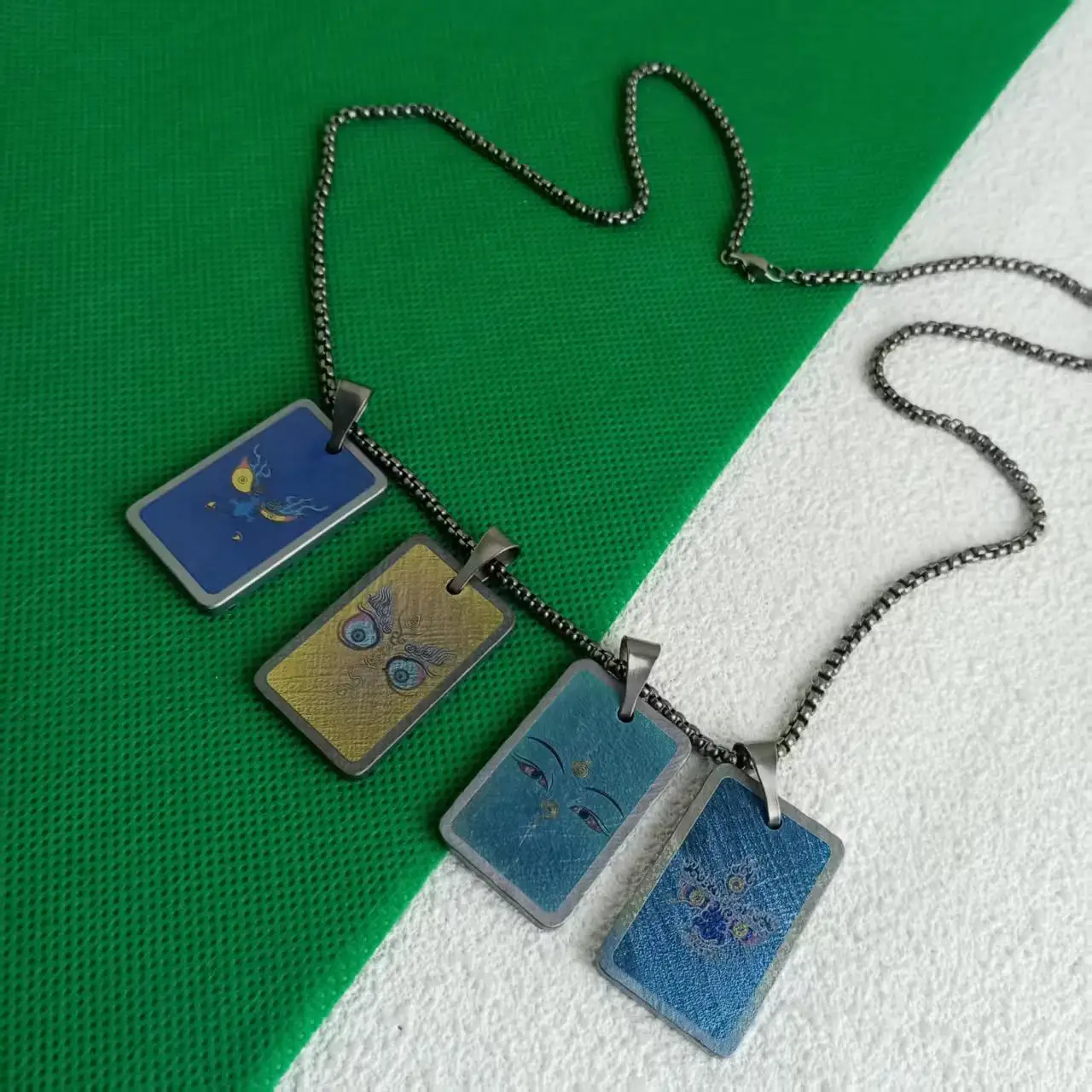 Unisex 3.0mm Pure Titanium Box Chain - Anti Allergic Anti Fading Lightweight Corrosion Resistant Jewelry