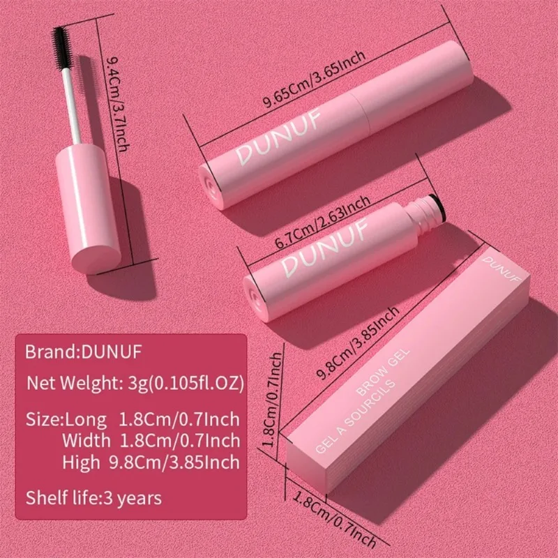 Waterproof Eyebrow Styling Gel Transparent Long Lasting Brow Wax_voghion.com