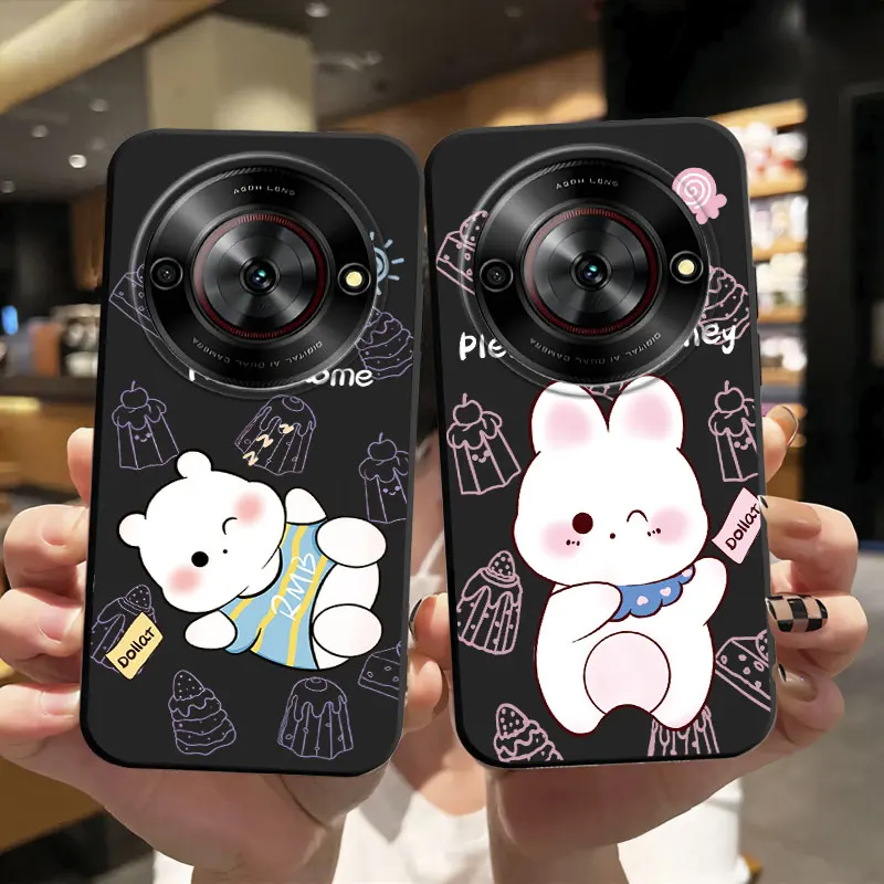 Fashion Cartoon Soft Silicone Bumper Shockproof Phone Case