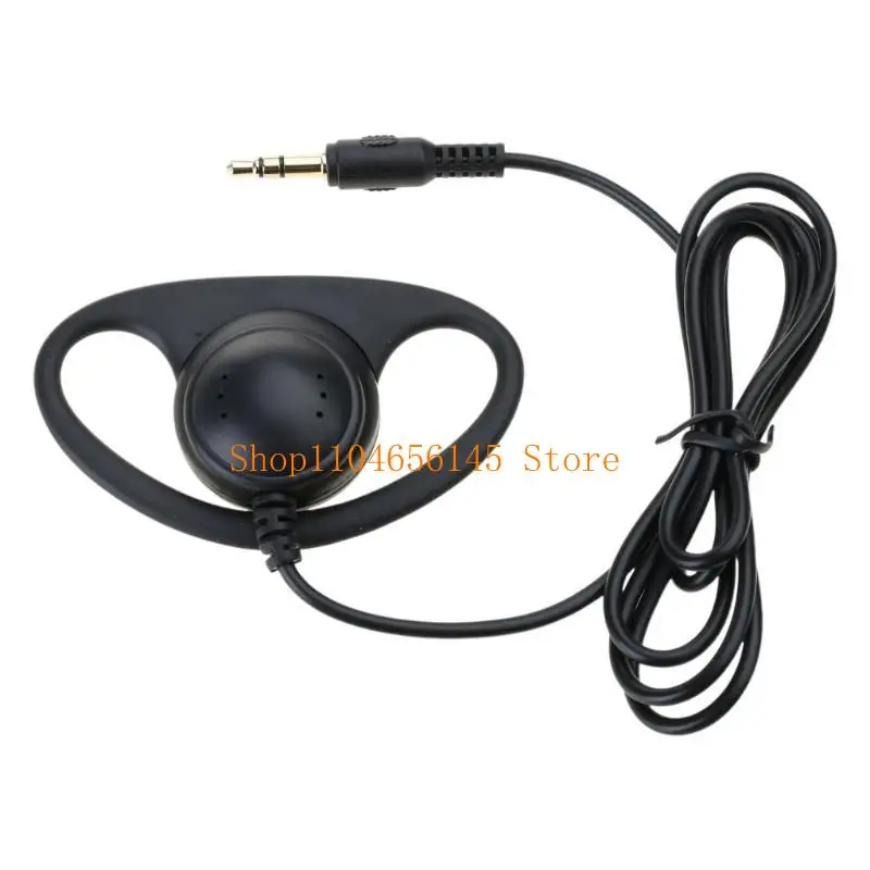 USB-C/3.5mm Mono Earphone - Single-Sided Corded Headset Earbud