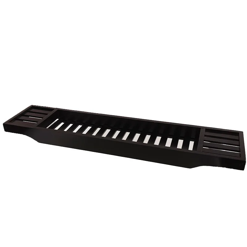 Multi-functional Bathtub Tray Bamboo Telescopic And Non-slip Installation-free Bathtub Rack Bathroom Shelf