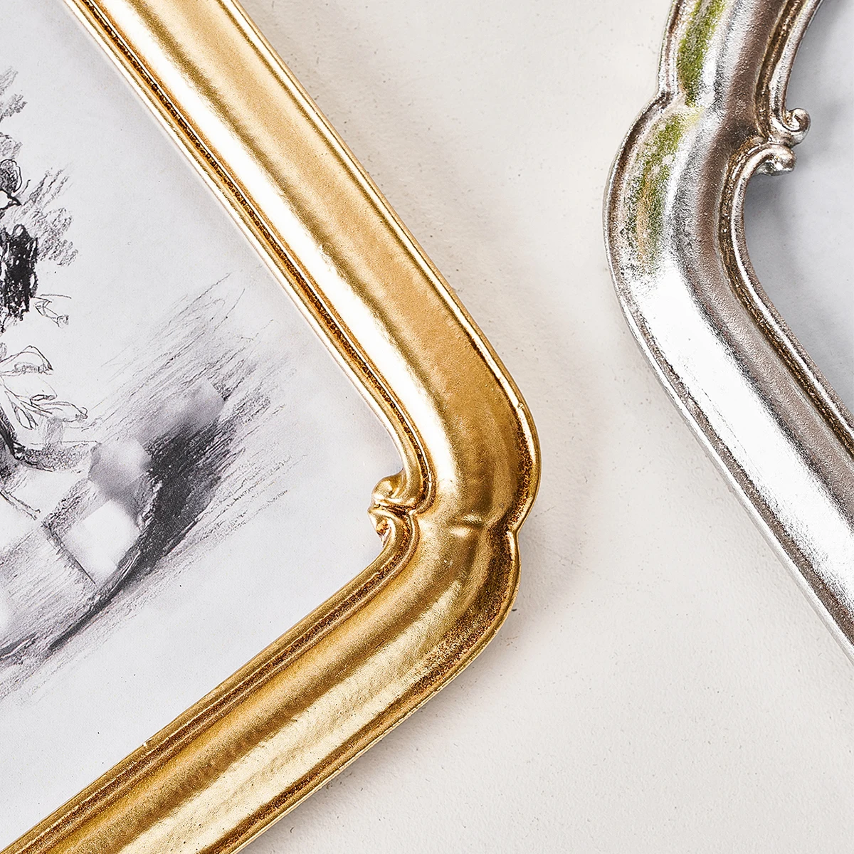 Photo Frame 1PC multi-color curved door decoration frame resin material simple decorative ornaments bedroom desk photo decoration
