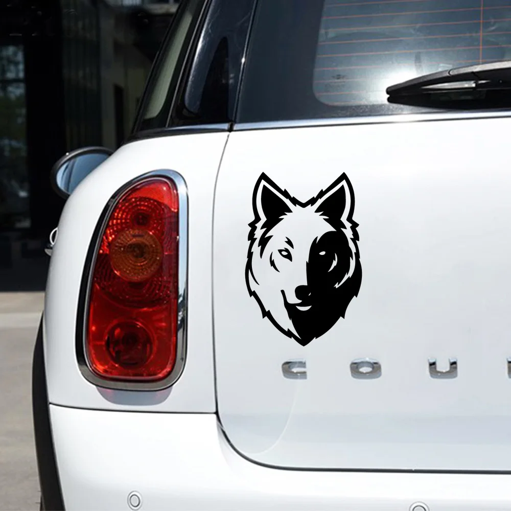 Creative Wolf Car Stickers Decoration Sticker For Car Side Mirror