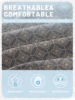 1 Simple modern Geometry printed matte Fitted Sheet, bedroom printed bed cover, bedding (excluding pillowcases) 5