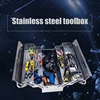 NEW Stainless Steel Tool Box Organizer Hardware Protective Case Waterproof Hard Screwdriver Box Professional Carrying Tools Box 4