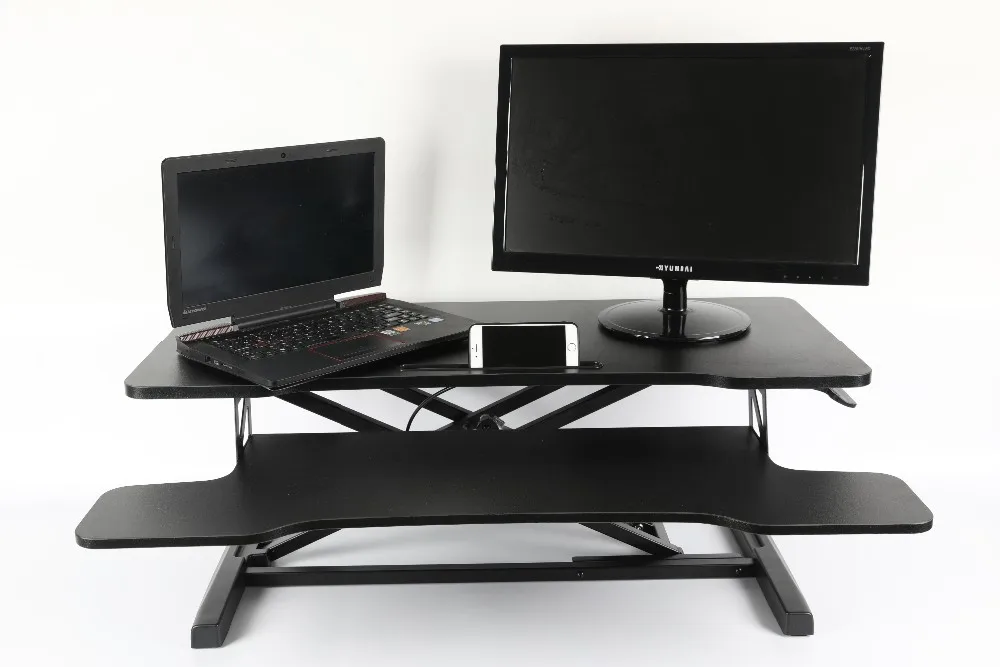 Modern Office Cheap Folding Height Sit Stand Up Desk 36'' Sitstand Desktop Tabletops