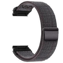 Nylon Braided Strap - Quickfit Band, Multi-Size Options - 20  Fenix7S 6S 5S (PIC Black Blue)