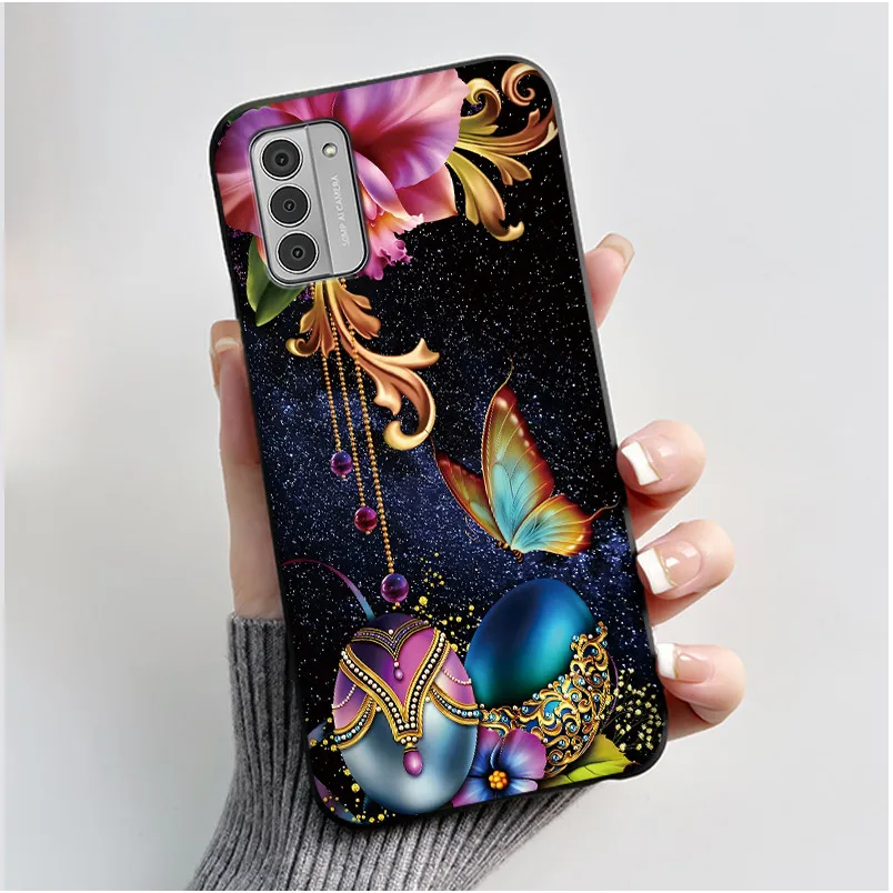 Silicone Soft Black Aesthetic Cute Cat Astronaut Phone Case Bumper Shell