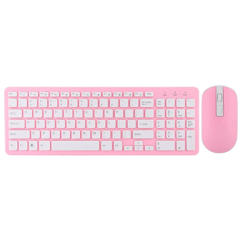 Set tastiera e mouse wireless 2.4g ad alta sensibilità_voghion.com