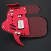Decut HOCKII Finger Tab Guard Aluminum+ Leather Archery Finger Protector Right Hand/Left Hand Hunting Shooting Accessorie 4