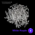 100pcs White-Purple