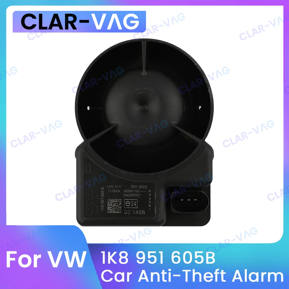 AutoAlarmHornAntiTheftCarAlarmsSpeakerforVWJettaGolfPassat