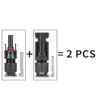 400/200/100/40/20/10 Pcs Photovoltaic Solar Connector Kit 1000V 30A Panel Solor Connectors for PV/MC Cable 2.5/4/6mm2 2