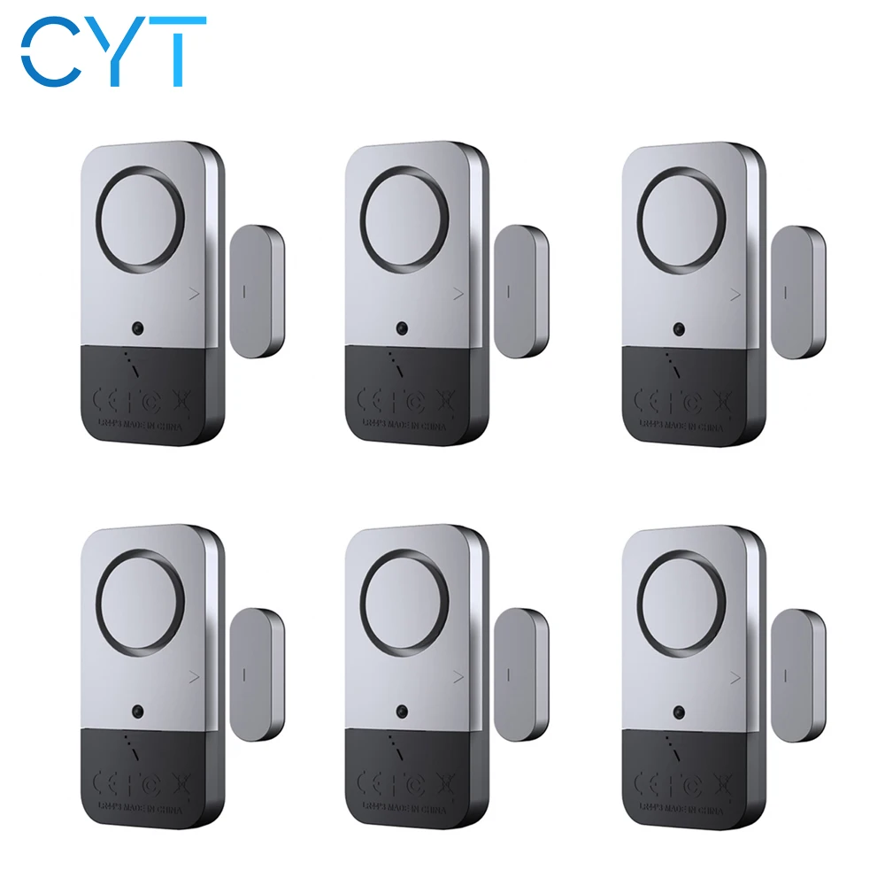 

CYT Wireless Door Window Sensors Alarm 120dB Home Anti-theft Security Protection System Door Window Magnetic Burglar Alarm