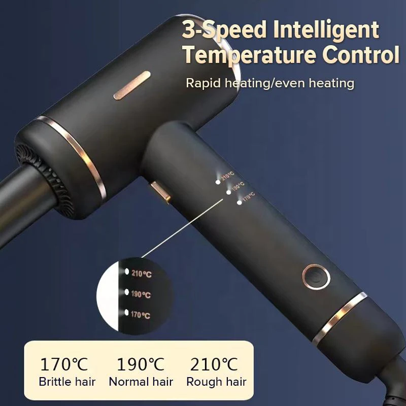 Hair Curling Wand Ceramic Irons Long Short Hair Adjustable Temperature Cold Wind Curler High Quality Magic Salon Tools