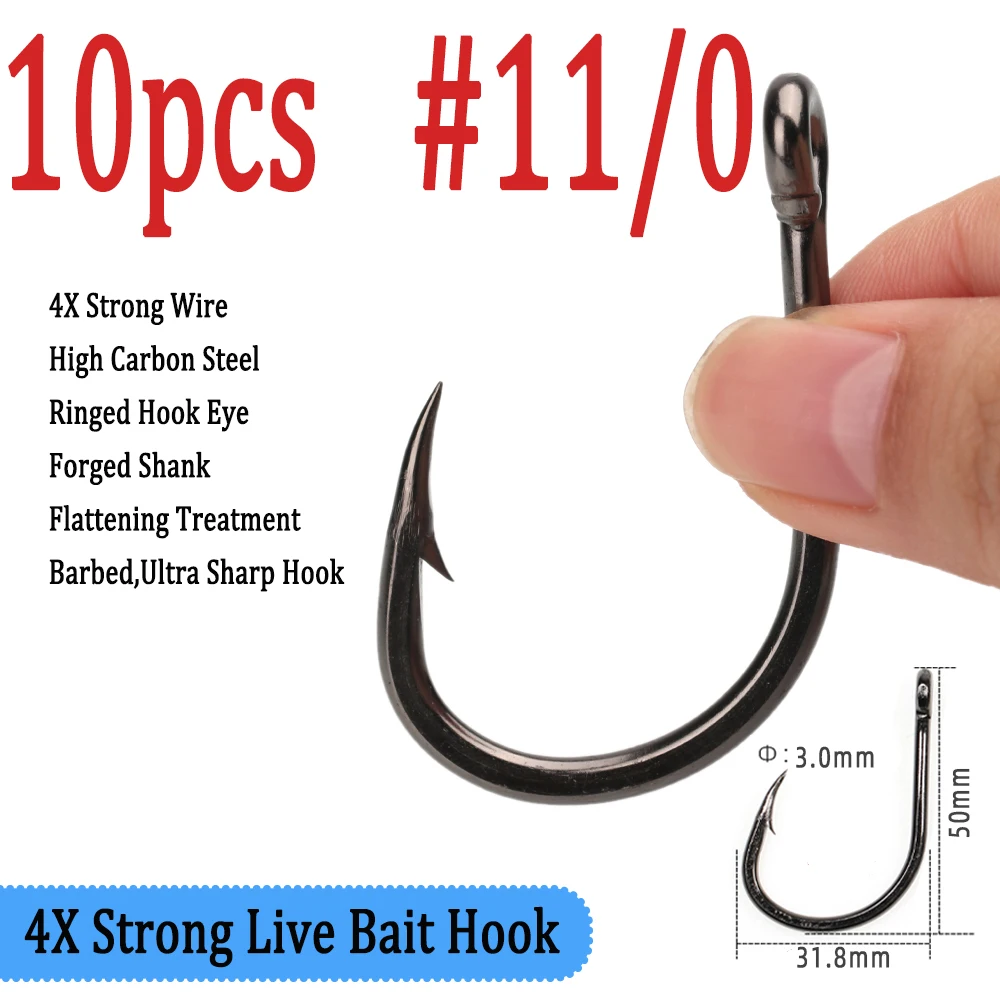 Elllv 4x Strong Live Hook Bait