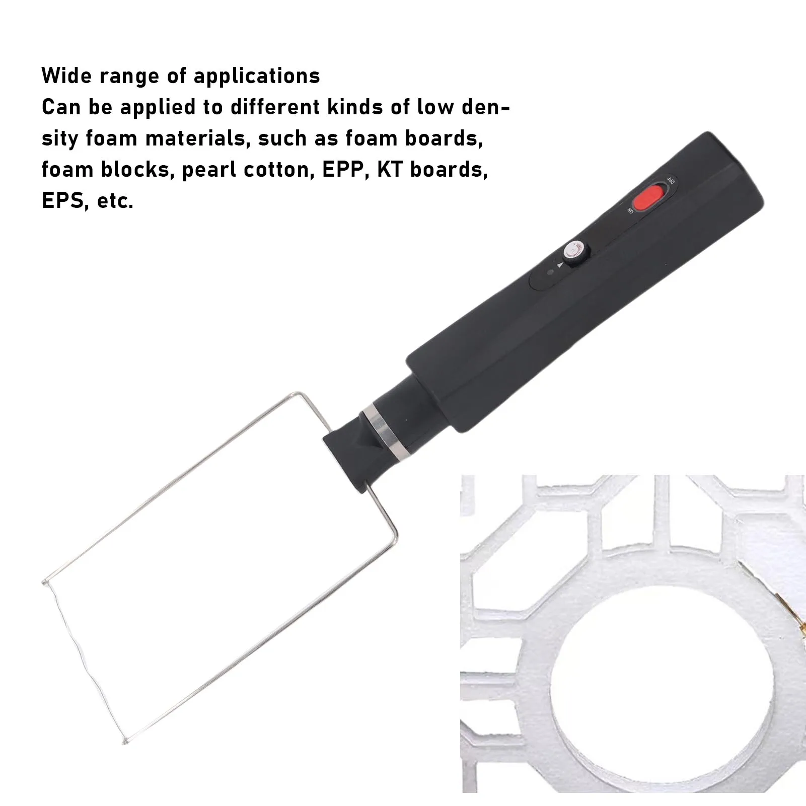 Electric Styrofoam Cutting Tool Hot Wire Foam Cutter Kit Portable 3 in 1 Adjustable Temp Fast Heating with 3 Pens for Handcraft