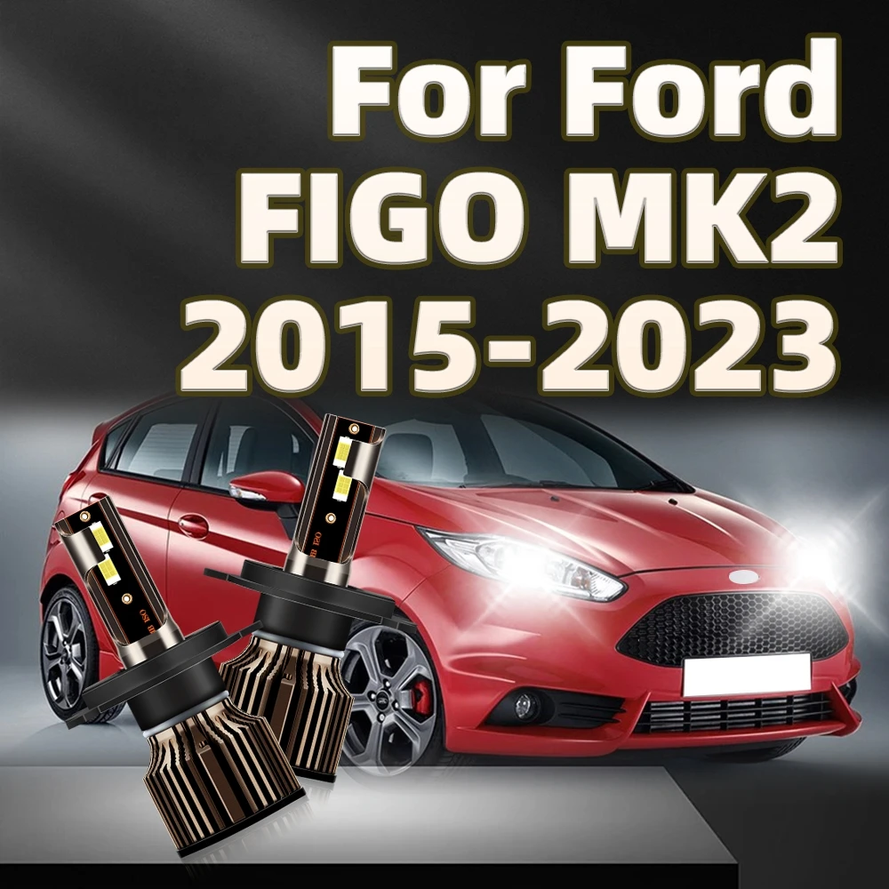 

40000LM Led Powerful Lamps Headlight Bulb 6000K For Ford FIGO MK2 2015 2016 2017 2018 2019 2020 2021 2022 2023