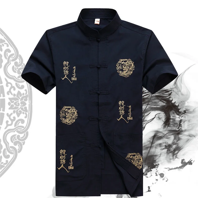 Men Chinese Style Shirt traditional chinese clothing for kung fu shirts mens shanghai shirt tang suit men tunic orient names kungfu tops tangzhuang