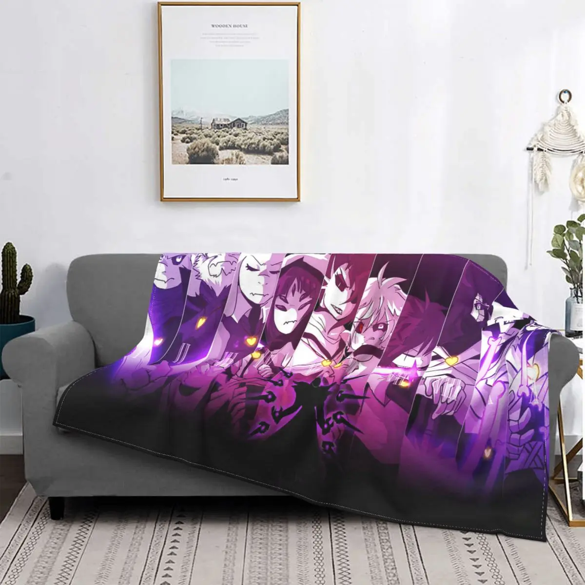 

Undertale Collage Blankets Sofa Cover Fleece Anime Plaid Multi-functionWarm Throw Blankets for Home Outdoor Bedding Throws