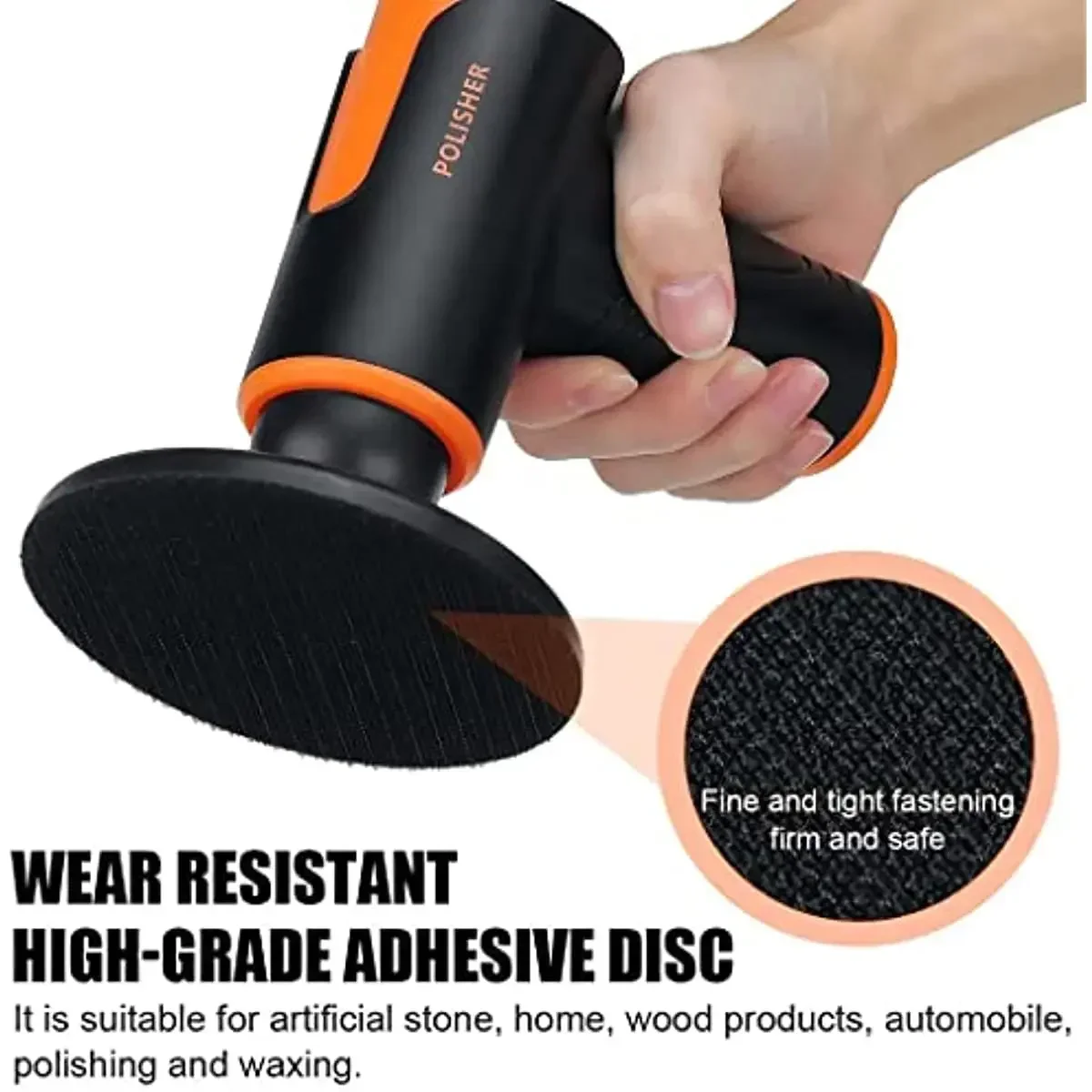 Cordless Car Polishing Machine 100W Car Buffer Polisher Rechargeable Wireless Polishing and Waxing Machine for Car Detailing 2
