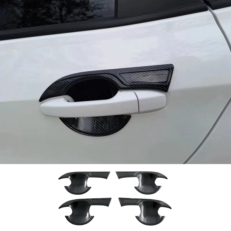 

Аксессуары для Toyota Yaris Ativ/Vios 2023 2024 Наружная ручка двери автомобиля, крышка чаши, аксессуары из АБС-углеродного волокна