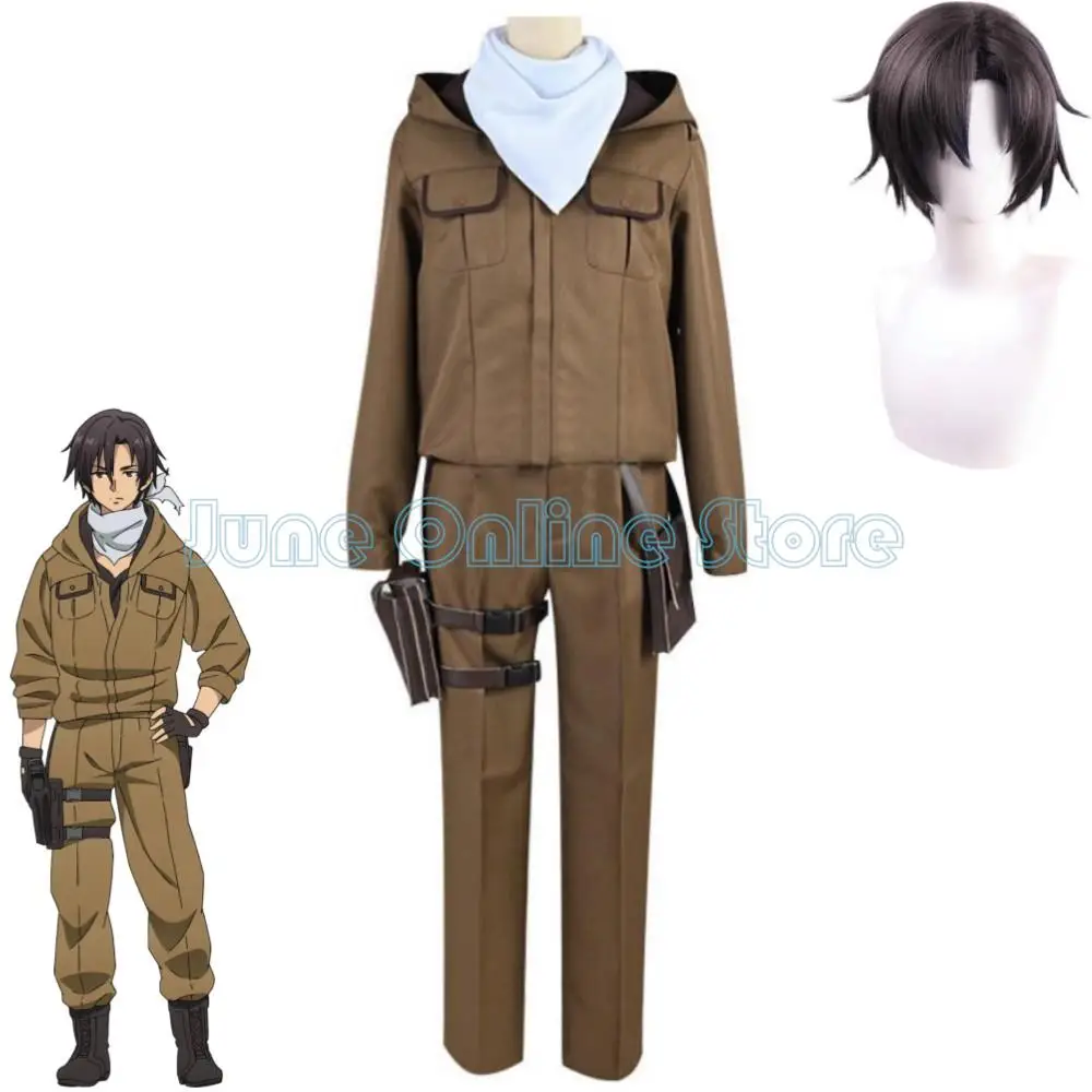 

Anime 86 Eightysix Shinei Nouzen Undertaker Reaper Cosplay Costume Wig Republic Of San Magnolia Strike Package Spearhead Suit