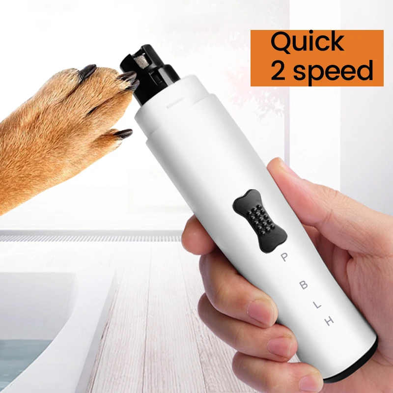 Painless Pet Nail Clippers Rechargeable Paw Nail Trimmer Cutter Electric Grinder for Dogs Grooming Trimmer Cat Claws Cutter