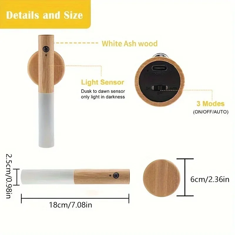 Rechargeable LED Motion Sensor Night Lights