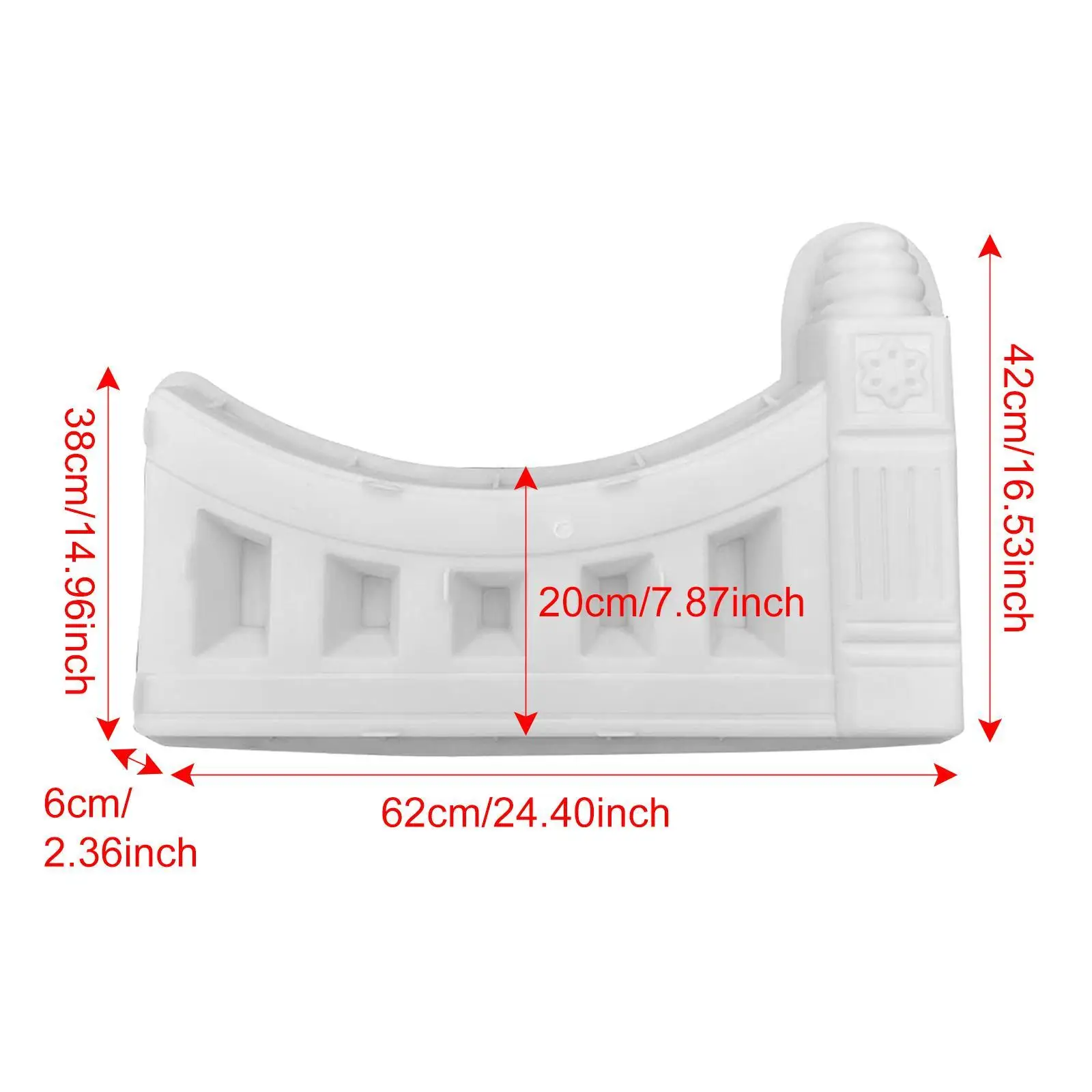 Garden Fence Concrete Brick Reusable Pool Pouring Easy to De