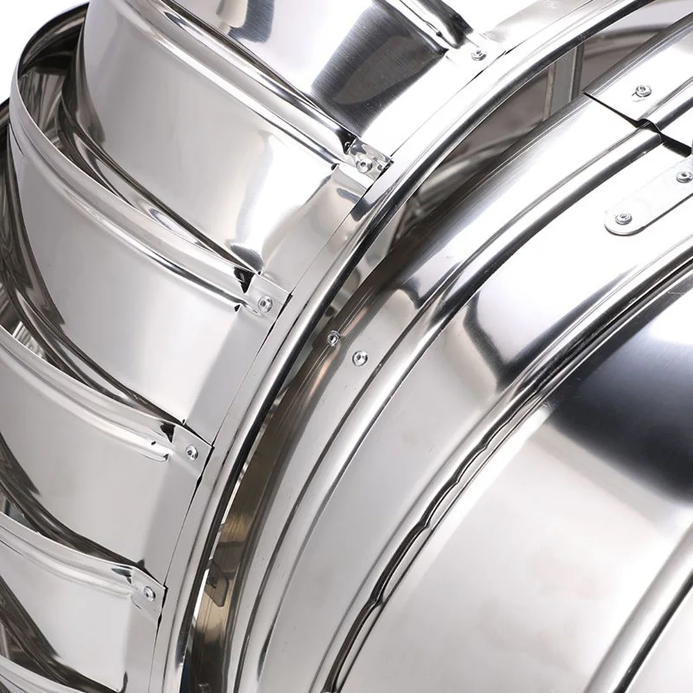 304 Stainless Steel Roof Ventilator Wind Turbines Air Vent Attic Ventilator Pipefit Roof Ventilating Fan