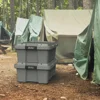 12 Gal Max Pro Plastic Utility Storage Tote, Gray, 6 Pack Tool  Box   Chest 3