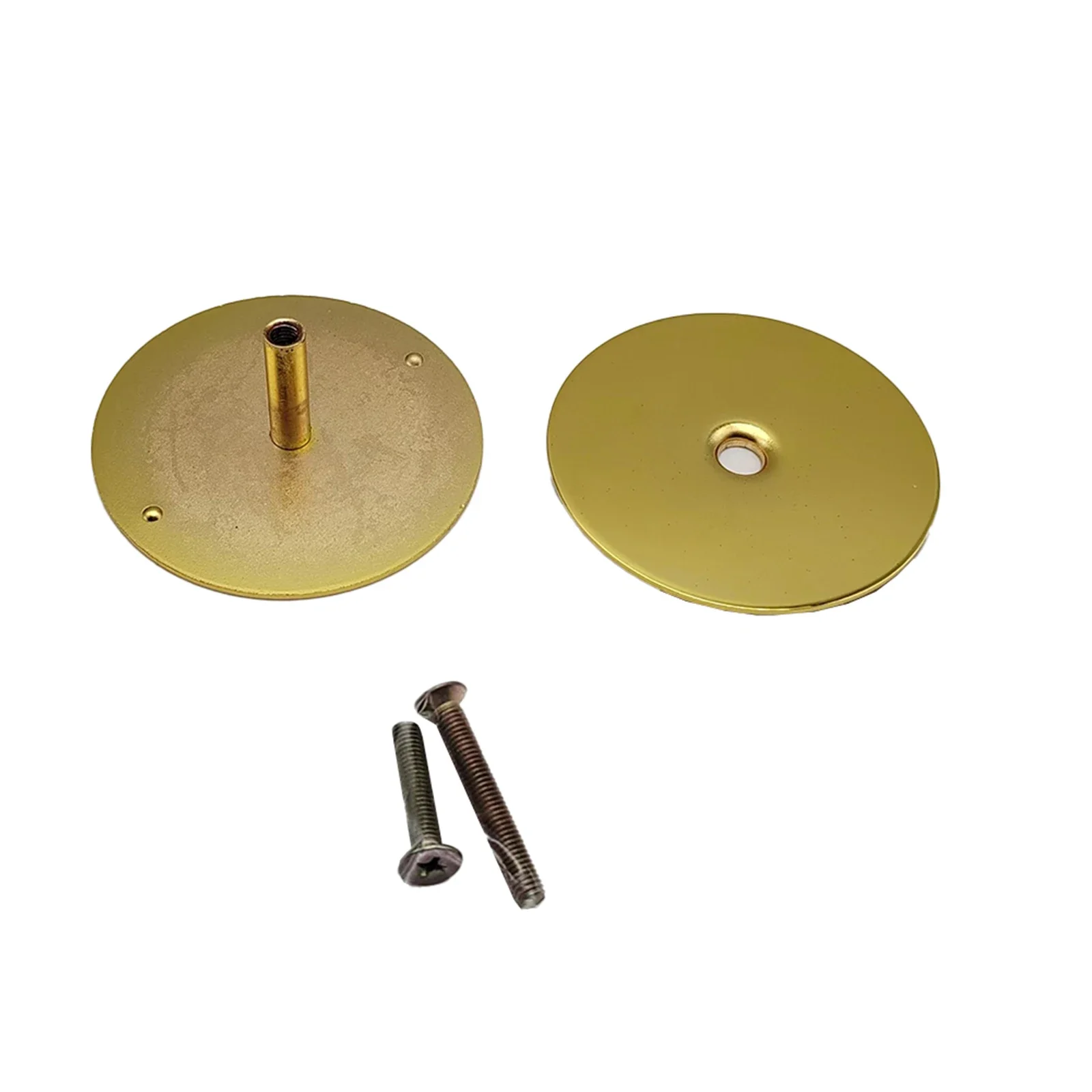 Brushed Steel Cover Deadbolt Door Hole Cover 2-5/8 Inch Diameter Brushed Finish Easy Installation Fits 1-3/4 Inch Door