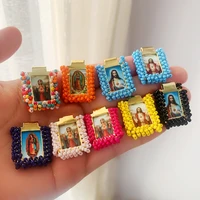10PCS, Religious Stye Jesus Virgin Mary Charm Pendant, Necklace Accessories Supply 1