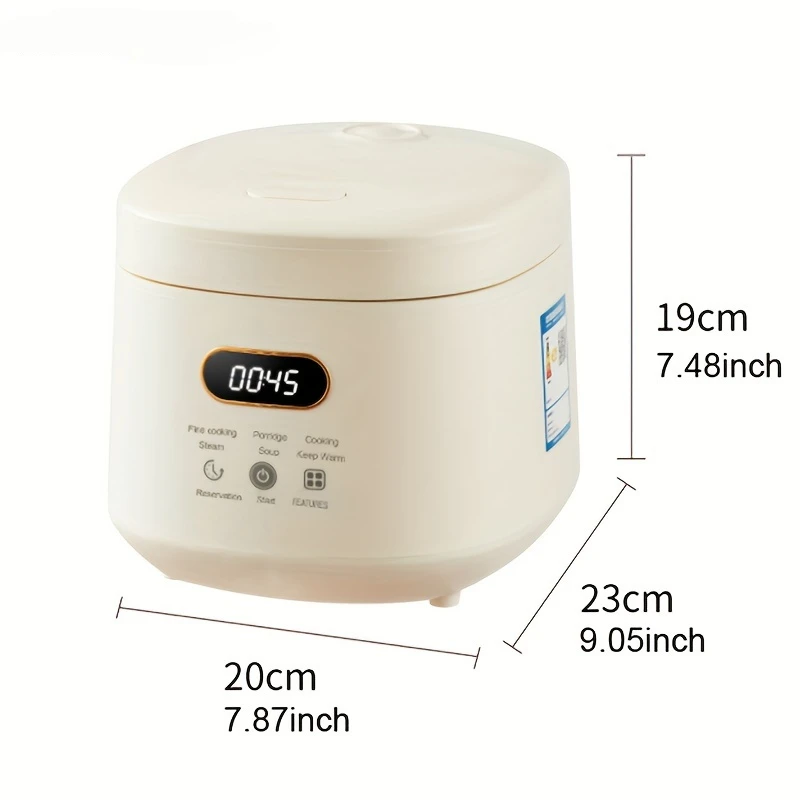 2L Electric Rice Cooker 1-3 People 110V 220V Multi Cooker Non-Stick Pot Smart Mechanical MultiCooker Steamed Rice Pot For Home rice cooker electric cooker electric cooking pot