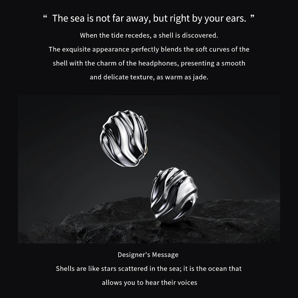 TRN SHELL Four-Unit Dynamic Driver Planar Hybrid IEM Earphones with Premium Silver-Plated Hybrid Cable 5