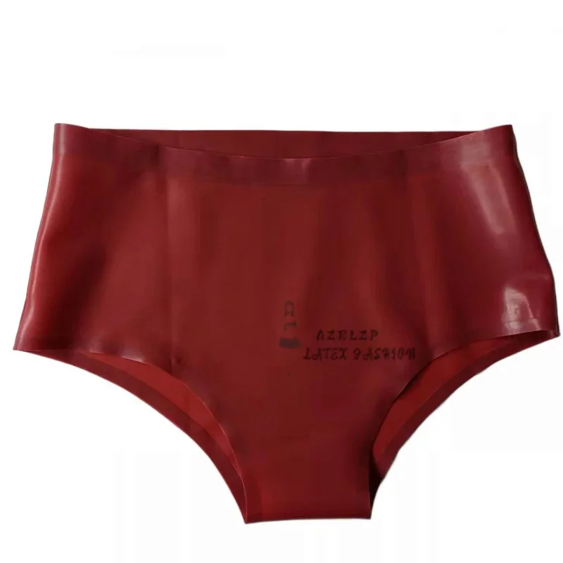 

Mid Waist Sexy Latex Panties Rubber Briefs Shorts Underpants Underwear Bottom