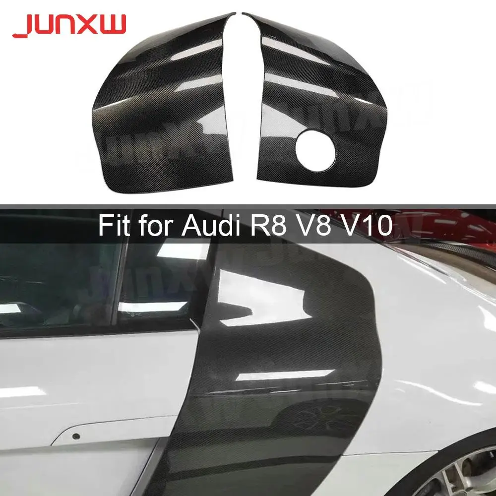 

Carbon Fiber Car Side Door Fender Trim Cover Decration Body Kit for Audi R8 V8 V10 2008 - 2015 FRP Car Accessories