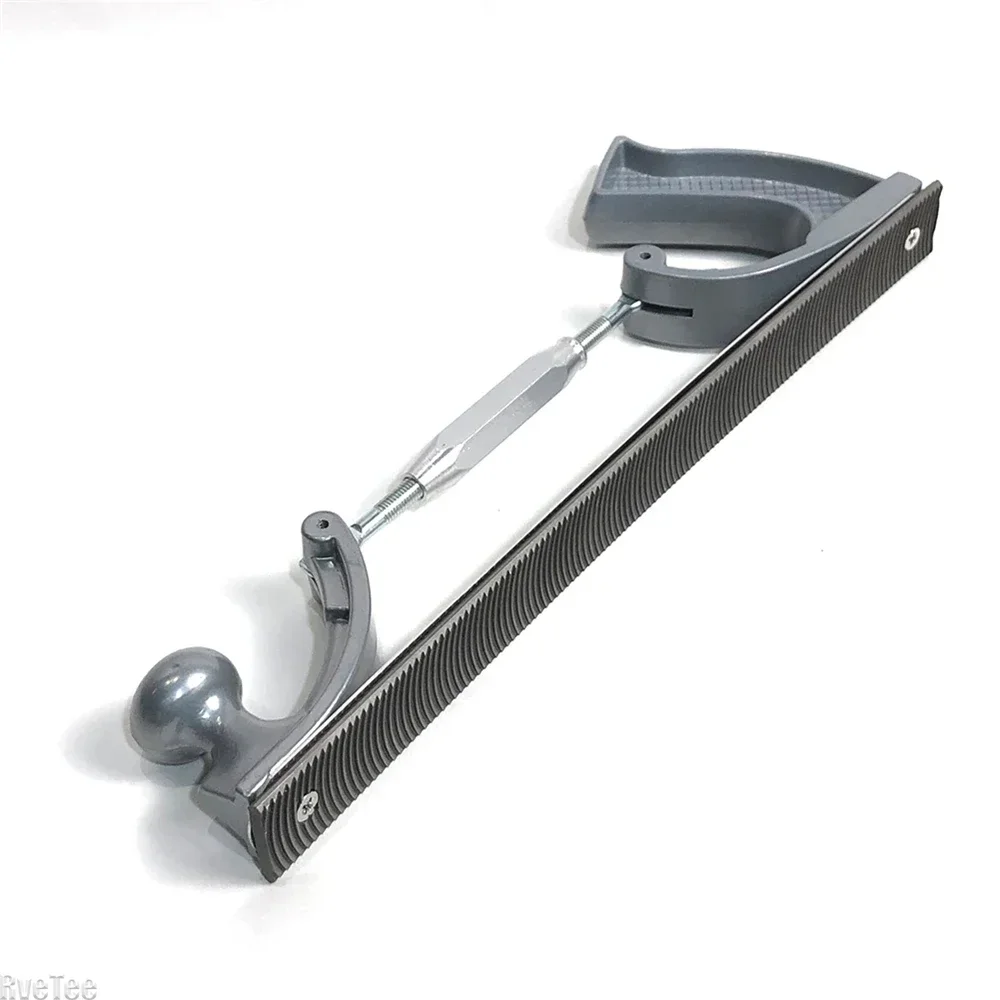 14" Adjustable Frame Milled Tooth Car Body Polisher Files Metal Panel Polishing Curved Steel File Tools Dent Repair Kits