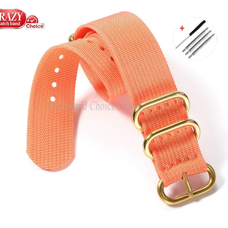 High Density Nylon Woven Canvas Sport Wristband - Durable & Resistant Watch Strap