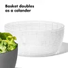 OXO Good Grips Stainless Steel Salad Spinner, 6.34 Qt. 5
