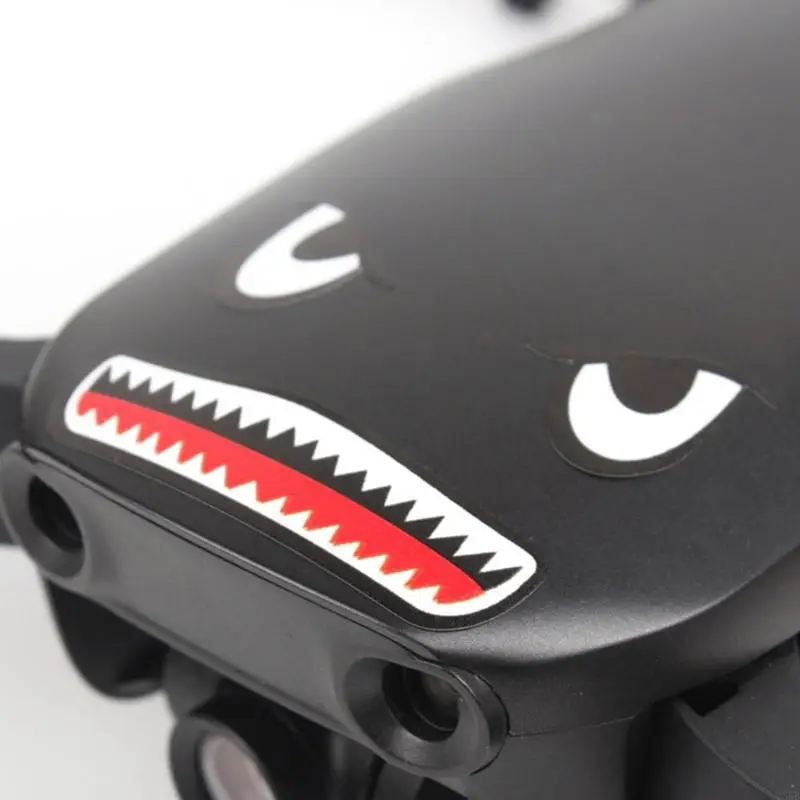 U55B Shark Sticker Body Sticker Aircraft Adhesive Decals Skin for Mavic Mini 2