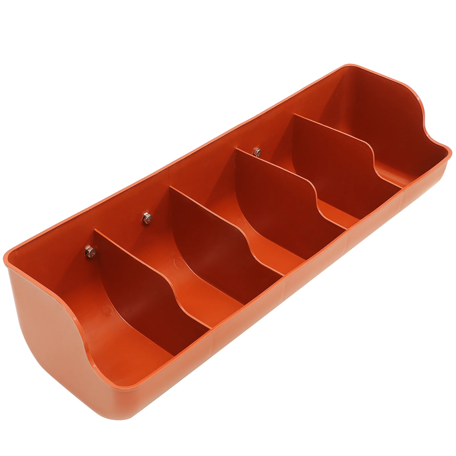 

Pig Feeding Trough Plastic Pig Feeding Groove 5 Slot Pig Feeder Pig Food Trough Poultry Feeder Food Dispenser Tool Farm Animal